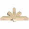 Ekena Millwork Redmond Rough Sawn Timber Gable Bracket, Douglas Fir, 36"W x 21"H x 4"D x 4"F, 14/12 Pitch GBW036X21X0404RED00RDF - alternate 4